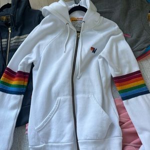 Aviator nation zip up size small